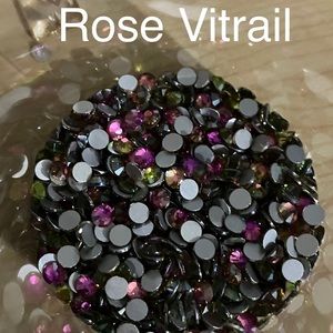 Ss20 Rose Vitrail Flatback rhinestones